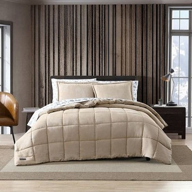 Plush Sherpa Reversible Micro Suede Comforter Set